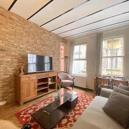 Authentic Beyoglu Flat 2br W Brick Walls Vint イスタンブール